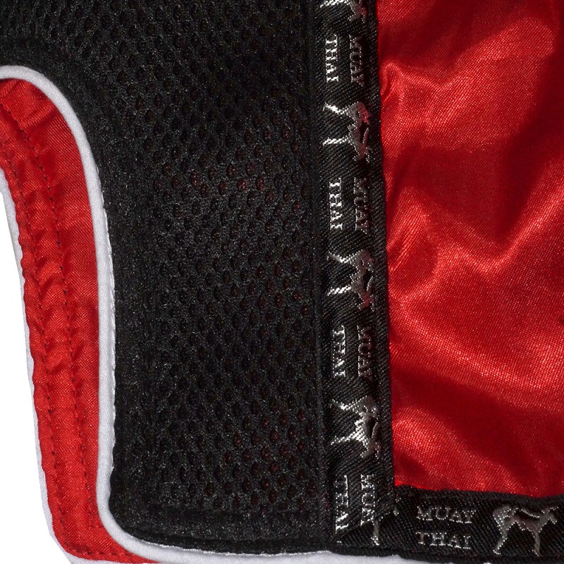 Lumpinee LUM-17 Тайские Шорты Лумпини Ретро Красные