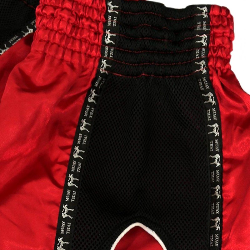 Lumpinee LUM-17 Тайские Шорты Лумпини Ретро Красные