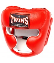 Twins Special HGL3 Боксерский Шлем Тайский Бокс Классический Красный