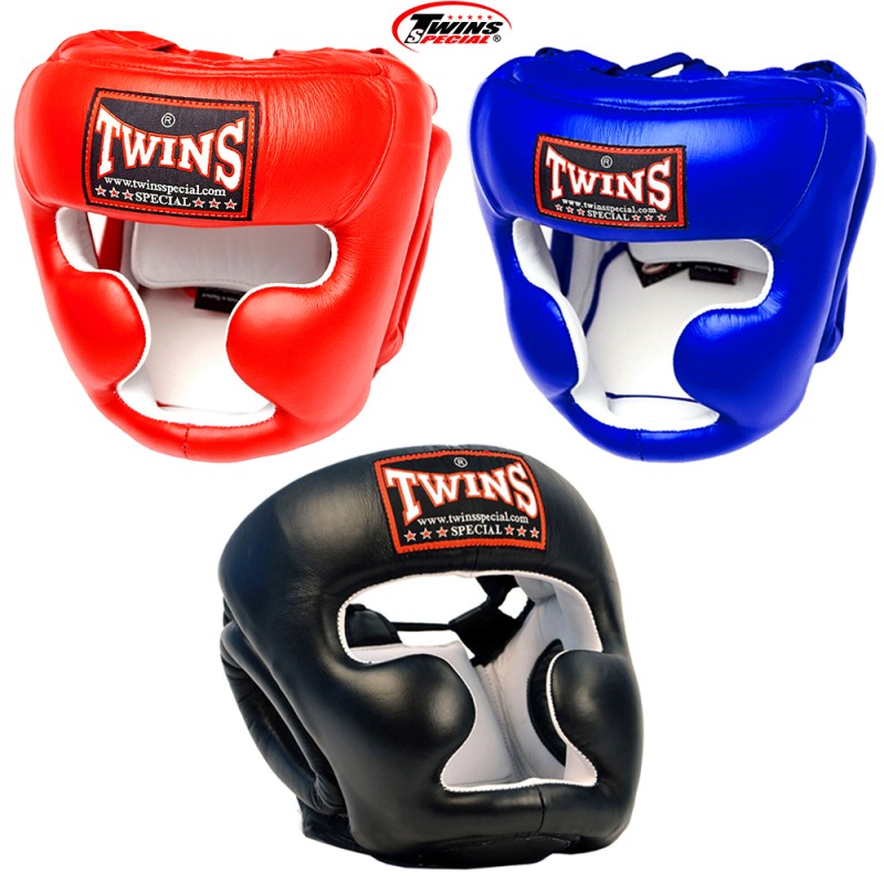 Twins Special HGL3 Боксерский Шлем Тайский Бокс Классический Красный