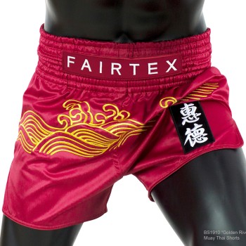 Fairtex BS1910 Шорты Тайский Бокс "Golden River" Размер S