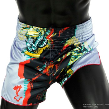 Fairtex BS1908 Шорты Тайский Бокс "Satorus" Gray