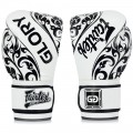 Fairtex BGVG2 "Glory" Боксерские Перчатки Тайский Бокс Липучка Белые