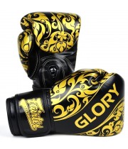 Fairtex BGVG2 "Glory" Боксерские Перчатки Тайский Бокс Липучка Черные