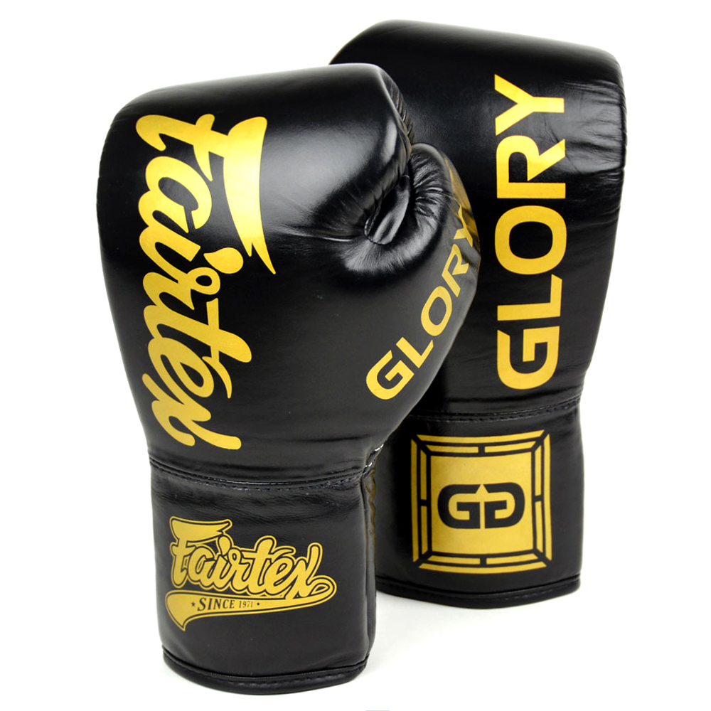 Боксерские Перчатки Fairtex Glory BGVGL1 Black Шнурки