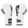 Fairtex BGVG1 "Glory" Боксерские Перчатки Тайский Бокс Липучка Белые