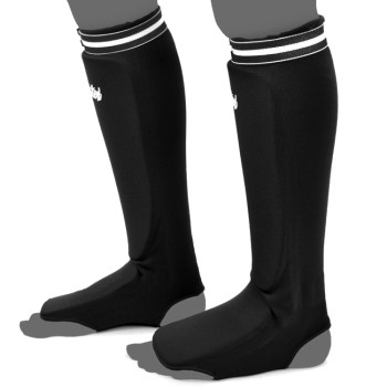 Fairtex SPE1 Защита Голени "Elastic Shin Pads" Черный