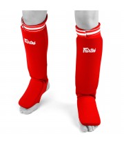 Fairtex SPE1 Защита Голени "Elastic Shin Pads" Красный