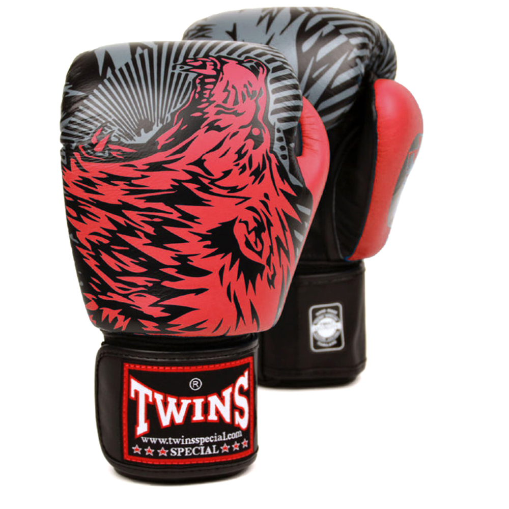Боксерские Перчатки Twins FBGV-50 Wolf Red