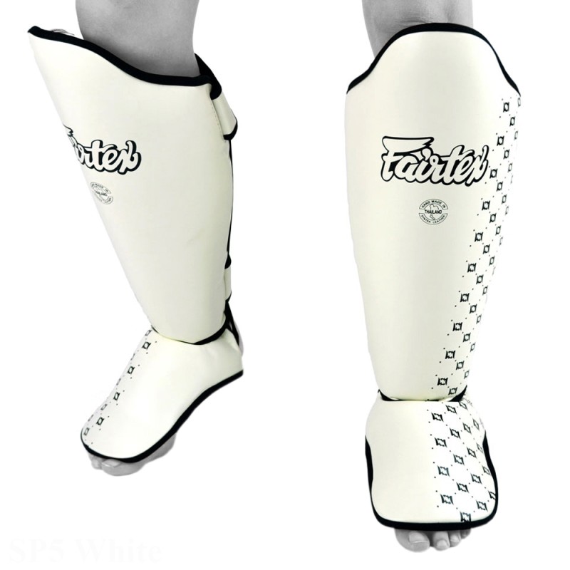 Fairtex SP5 Защита Голени Тайский Бокс "Competition" Белый