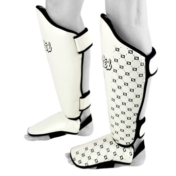 Fairtex SP5 Защита Голени Тайский Бокс "Competition" Белый