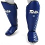 Детская Защита Голени и Стопы Fairtex SP5 Тайский Бокс Синяя