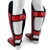 Детская Защита Голени и Стопы Fairtex SP5 Тайский Бокс Красная