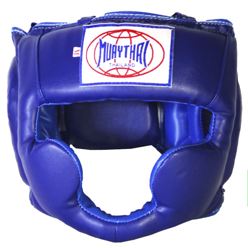 "Muay Thai" Шлем Боксерский Тайский Бокс Синий
