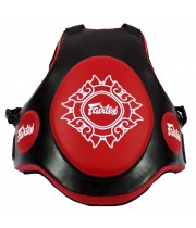 Fairtex TV2 Жилет Защитный Тренера Тайский Бокс Черный с Красным