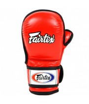 FAIRTEX FGV15 СПАРРИНГОВЫЕ ПЕРЧАТКИ MMA КРАСНЫЕ