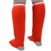 "Muay Thai" Защита Голени Эластичный Хлопок Тайский Бокс Красный