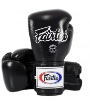 Fairtex BGV5 Боксерские Перчатки Тайский Бокс "Super Sparring" Черные	