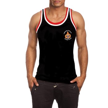 Twins Special TSL1 Майка Тайский бокс Стадион Лумпини Lumpinee Черная