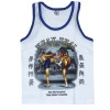 Детская Майка Тайский Бокс Тренировочная Хлопок "Classic Muay Thai" White Blue 01