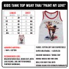 Детская Майка Тайский Бокс Тренировочная Хлопок "Classic Muay Thai" White Red 03