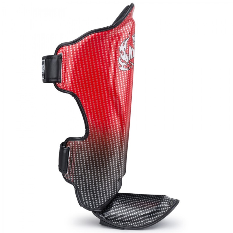 Детская Защита Голени Top King TKSGKC-01 "Super Star" Красный