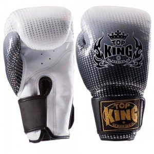 Детские Боксерские Перчатки Top King TKBGKC-01 Тайский Бокс Серебро