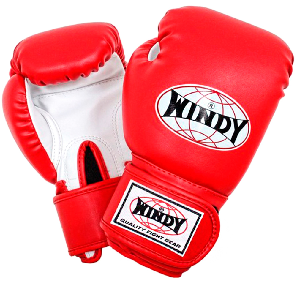 Детские Боксерские Перчатки Windy Тайский Бокс Красные