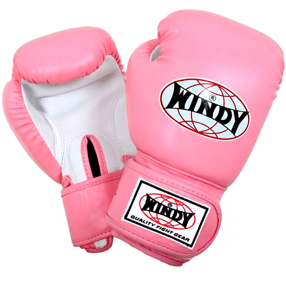 Детские Боксерские Перчатки Windy Тайский Бокс Розовые