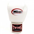 TWINS SPECIAL БОКСЕРСКИЕ ПЕРЧАТКИ ДЕТСКИЕ ТАЙСКИЙ БОКС WHITE