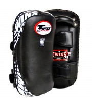 Twins Special KPL10 Тайские Пады Гнутые Липучка Тайский Бокс Черный