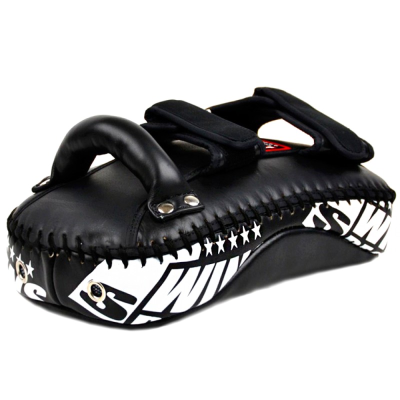 Twins Special KPL10 Тайские Пады Гнутые Липучка Тайский Бокс Черный