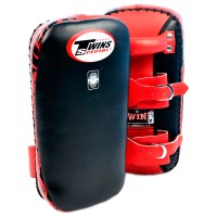 Twins Special KPL1 Тайские Пады Прямые На Пряжках Тайский Бокс Черный