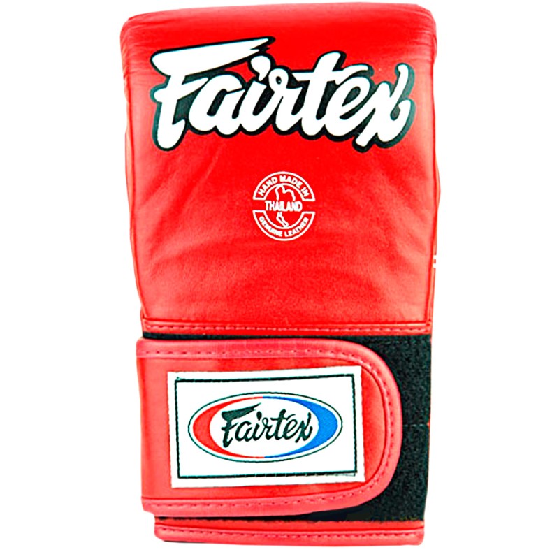 Fairtex TGO3 Снарядные Перчатки Открытый Большой Палец Красные