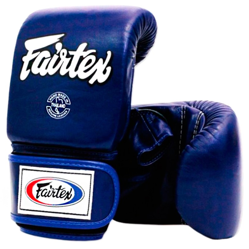 Fairtex TGO3 Снарядные Перчатки Открытый Большой Палец Синие