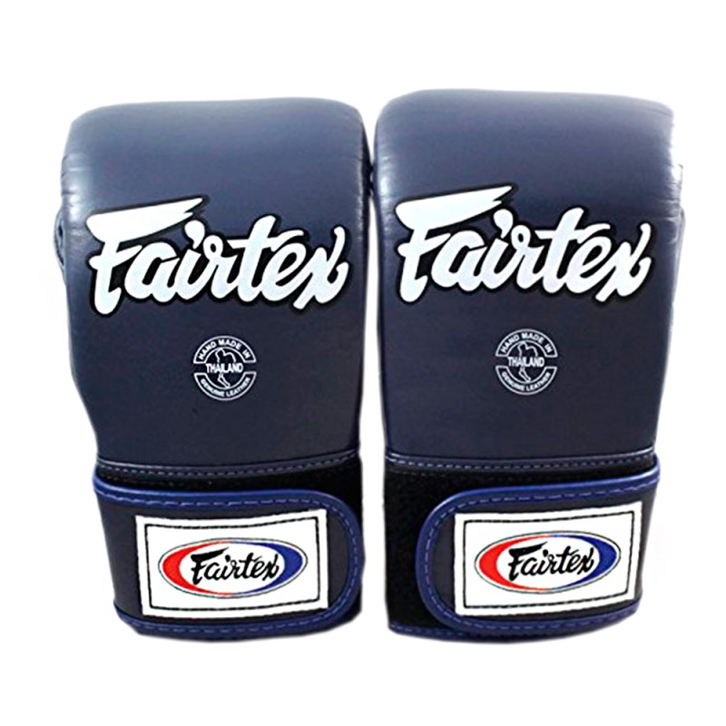 Fairtex TGT7 Снарядные Перчатки Закрытый Большой Палец Синие 