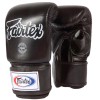 Fairtex TGO3 Снарядные Перчатки Открытый Большой Палец Черные