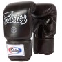 Fairtex TGO3 Снарядные Перчатки Открытый Большой Палец Черные