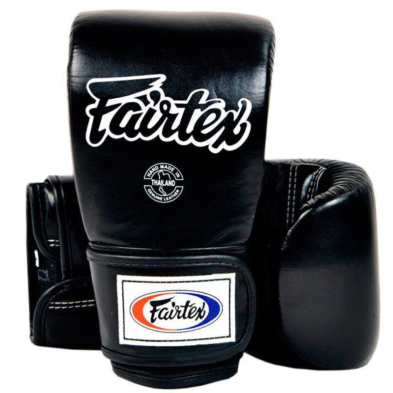 Fairtex TGO3 Снарядные Перчатки Открытый Большой Палец Черные