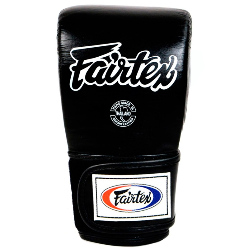 Fairtex TGO3 Снарядные Перчатки Открытый Большой Палец Черные