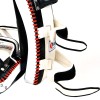 Fairtex KPLC3 Пады Тайский Бокс "Extra Thick Curved Kick Pads" Черно-Белый