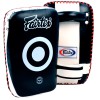 Fairtex KPLC1 Пады Тайский Бокс "Small Curved Kick Pads" Черно-Белый