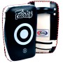 Fairtex KPLC1 Пады Тайский Бокс "Small Curved Kick Pads" Черно-Белый