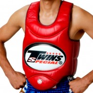 Twins Special BOPL1 Жилет Защита Тела Тайский Бокс Натуральная Кожа 