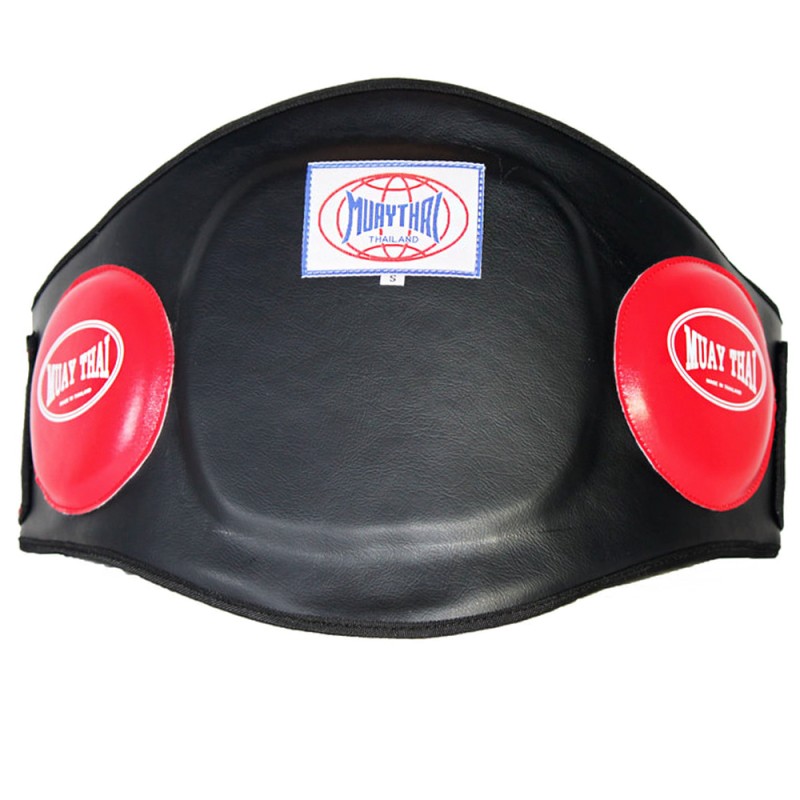 "Muay Thai" Пояс Тренера Тайский Бокс Липучка Черный