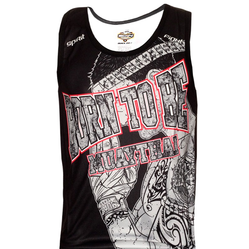 Born To Be SVBT-02 Майка Тайский Бокс Тренировочная Микрополиэстер