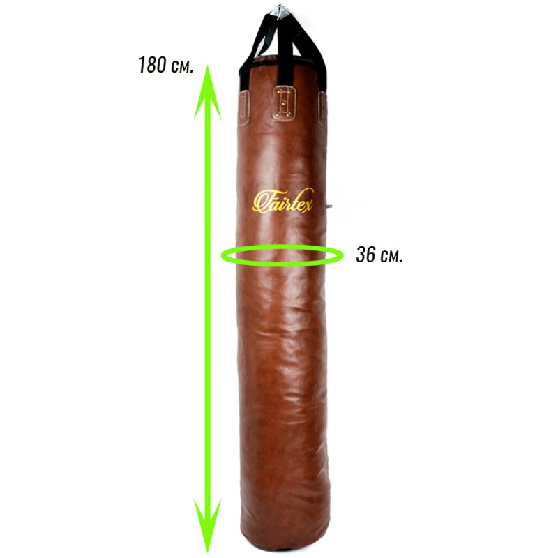 Fairtex HB6 Мешок Боксерский Тайский Банан "Muay Thai Banana Bag" Коричневый