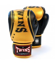 Twins Special FBGVL3-TW4 Боксерские Перчатки Тайский Бокс Золото с Черным
