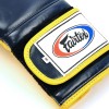 Fairtex BGV9 Боксерские Перчатки Мексиканский Стиль "Heavy Hitter's" Синие-Желтые