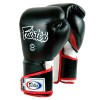 Fairtex BGV6 Боксерские Перчатки Тайский Бокс "Stylish Angular Sparring" Черно-Красно-Белые